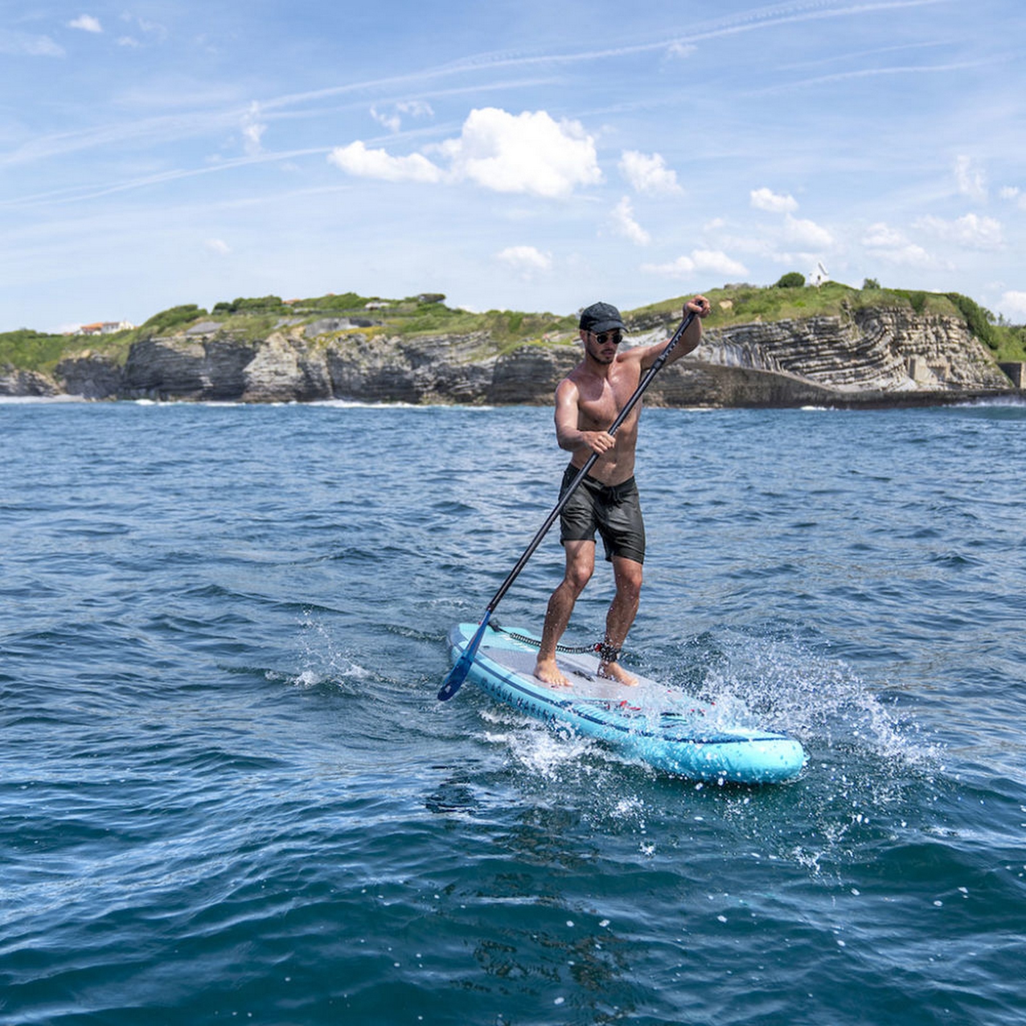 SUP-доска 320х81х15см, насос, весло, лиш, киль, ремнабор, сумка, до 140кг Aqua Marina Beast BT-23BEP