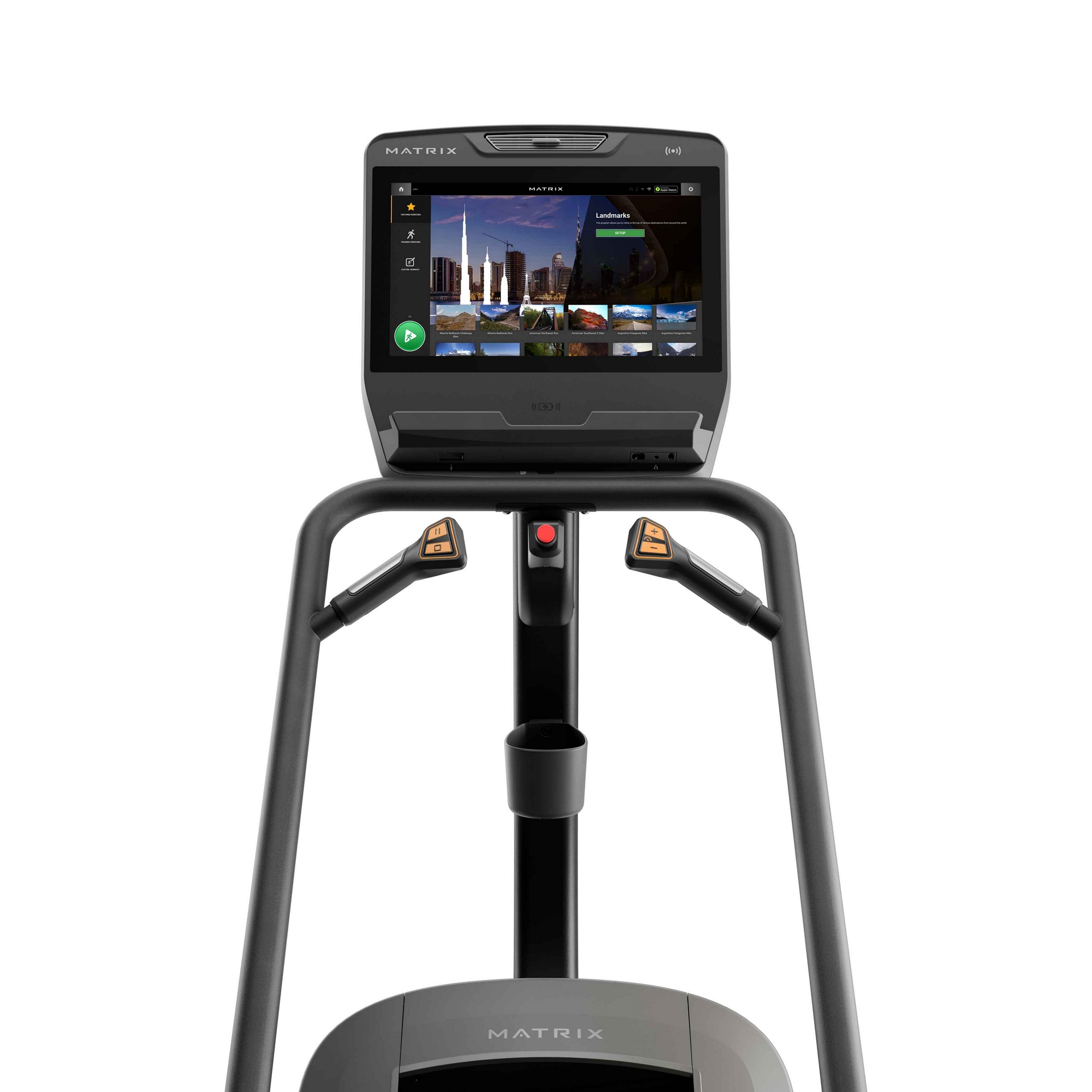 Лестница-степпер Matrix Lifestyle с консолью Touch XL C-LS-F/TOUCHXL-C — фото профессионального тренажёра-лестницы