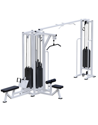 Блочная станция с кроссовером ARMS (стек 4х100кг) AR091х4х100 | Premium Fitness