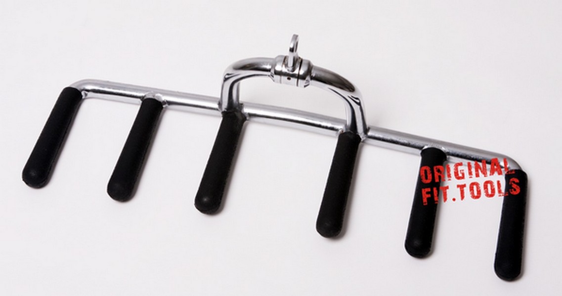 Ручка для тяг комбинированная Original Fit.Tools FT-MB-21-S 63см | Premium Fitness