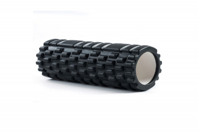 Ролик для йоги 30х10см Sportex E45949 черный