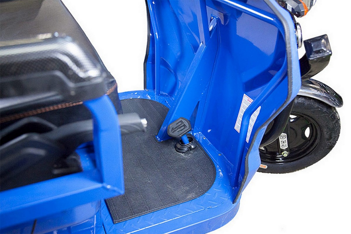 Грузовой электрический трицикл RuTrike D5 1700 гидравлика (60V1200W) 024732-2799 темно-синий матовый