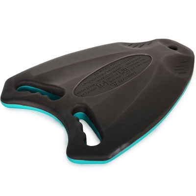 Доска для плавания AquaFitness Larsen 32х45х4см YP-31 графит\бирюза