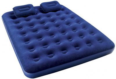 Надувной матрас Bestway Flocked Air Bed With Air Pump(Queen) 203х152х22 см 67374