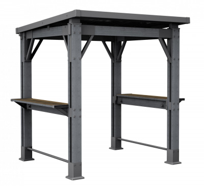 Беседка-гриль Gazebo Graphite