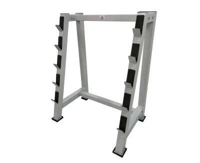 Стойка для хранения 5 грифов DFC Powergym RA769G серый | Premium Fitness