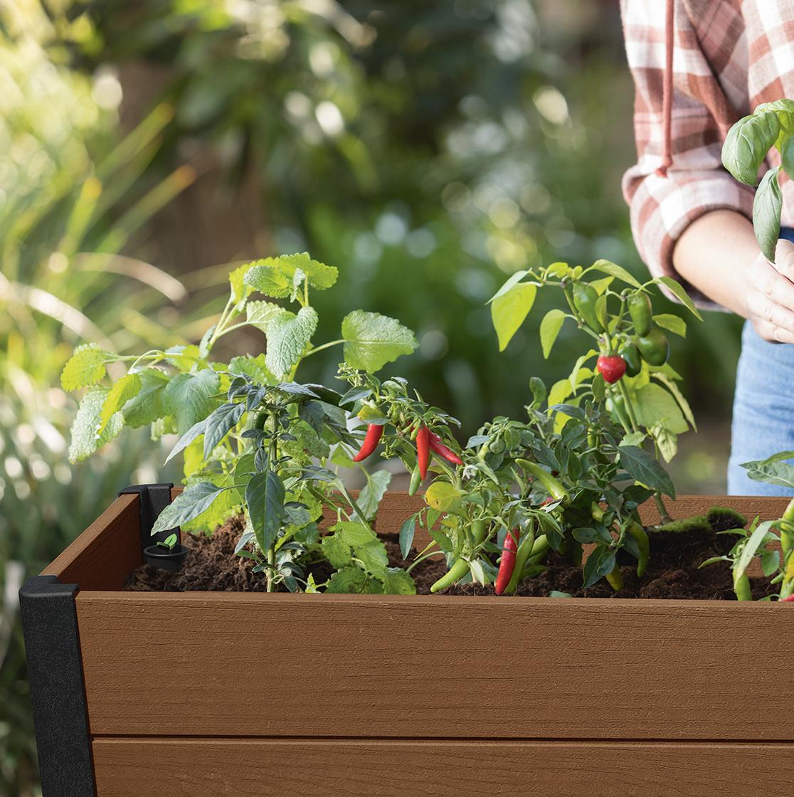 Грядка приподнятая Дарвин, коричневая Darwin Elevated Garden Bed