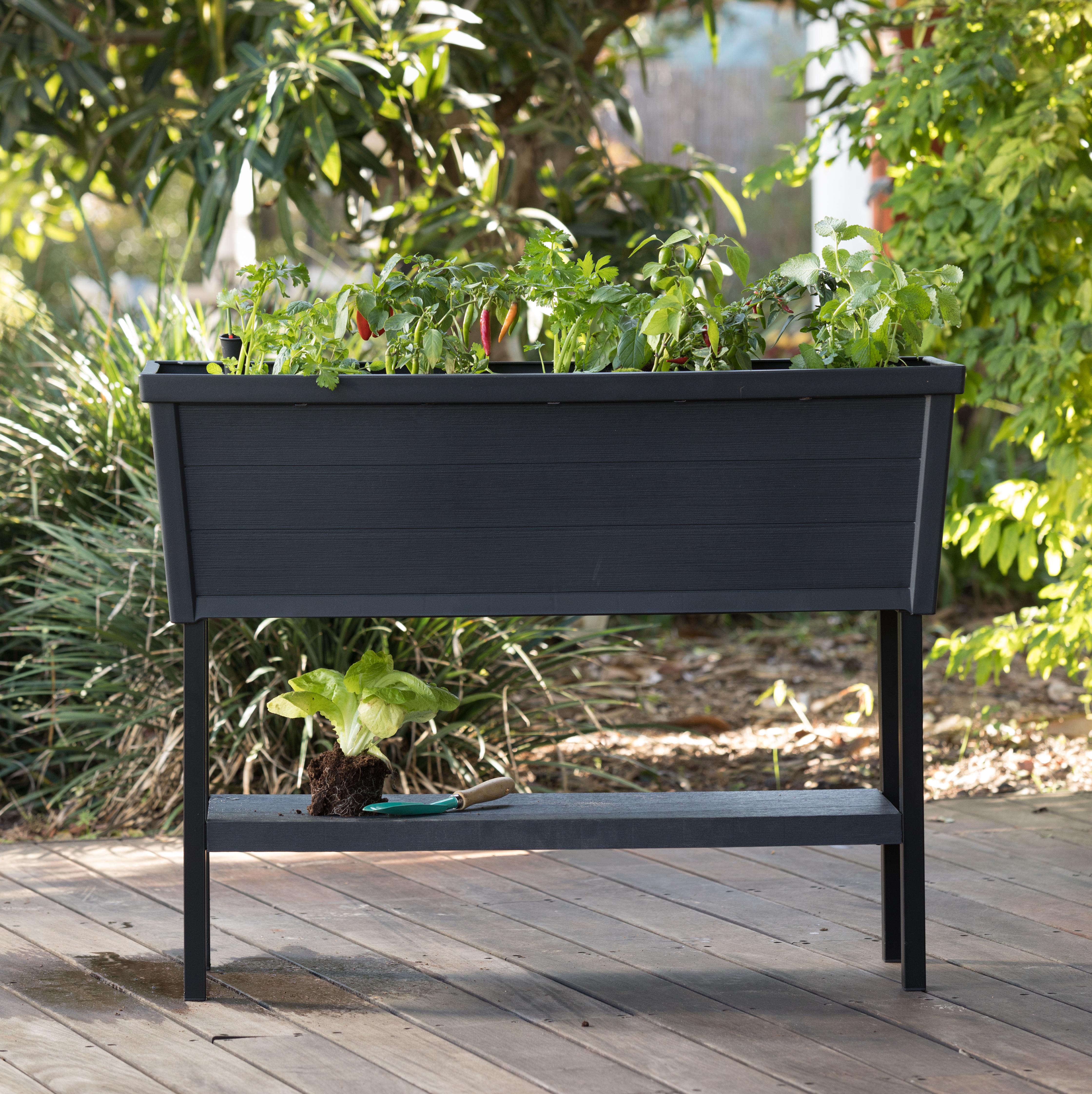 Грядка готовая, цвет графит ALFRESCO GARDEN BED