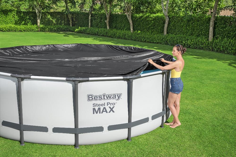 Чехол защитный для круглого бассейна 549см Bestway 58039