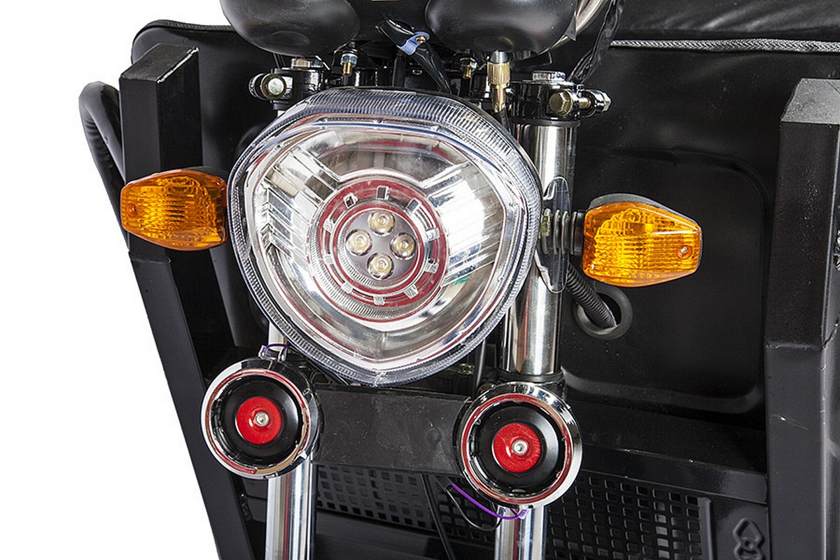 Грузовой электрический трицикл RuTrike D4 1800 60V1200W черный