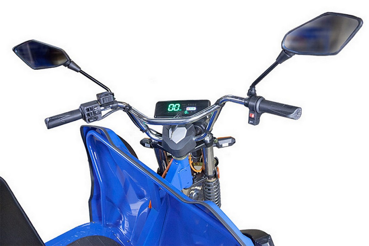 Грузовой электрический трицикл RuTrike D5 1700 гидравлика (60V1200W) 024732-2799 темно-синий матовый