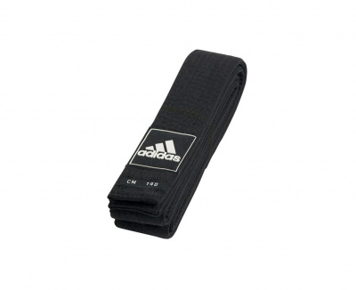 Пояс для тхэквондо Adidas Competition Black Belt 220см adiTBB02 черный