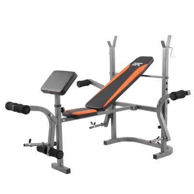 Скамья со стойками под штангу с опциями DFC D126 | Premium Fitness