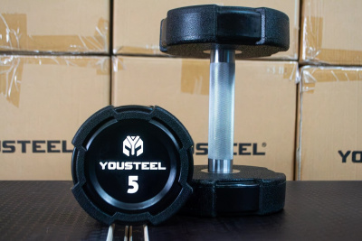 Гантель EVO 5кг полиуретановая YouSteel