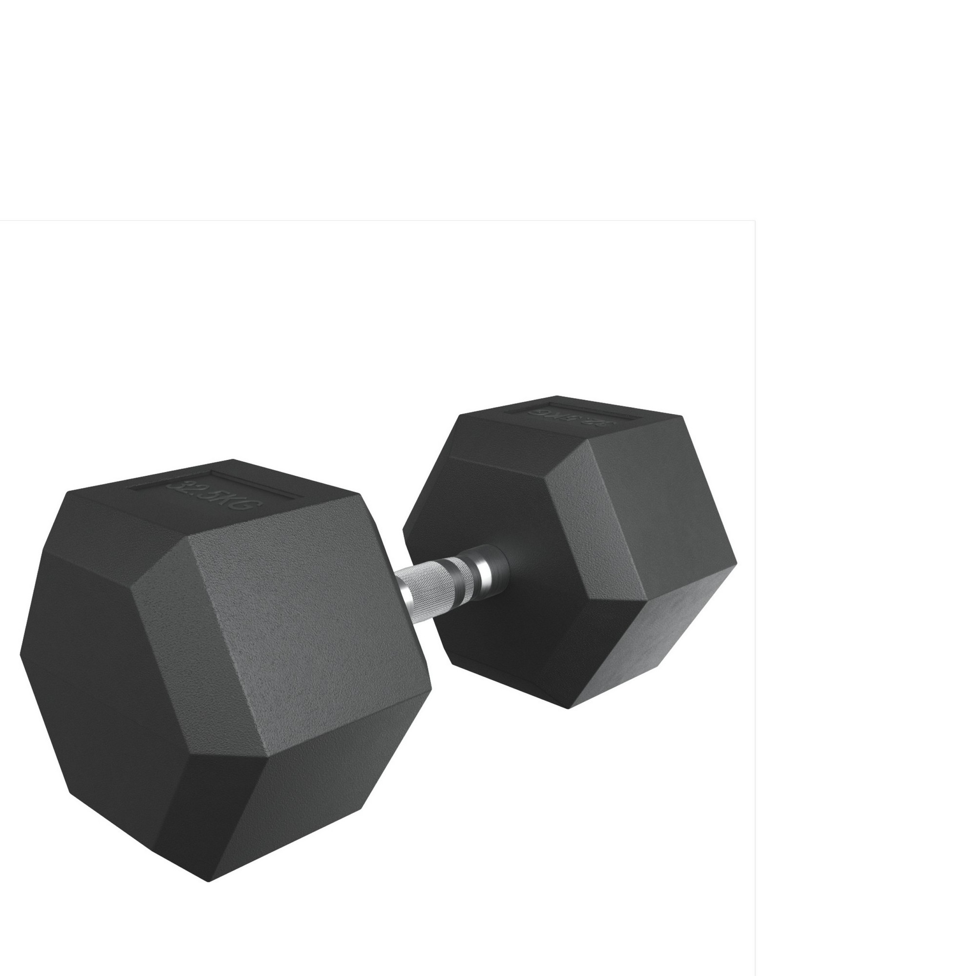 Гантель гексагональная обрезиненная 32,5 кг UnixFit DBHEX32_5