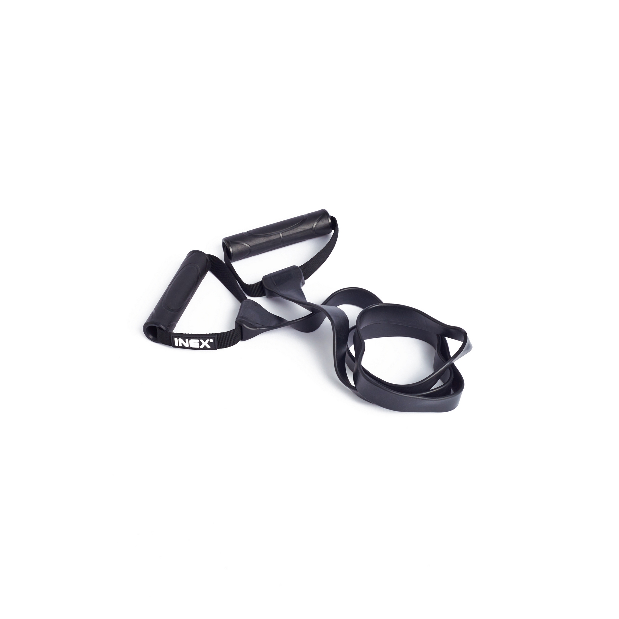 Ленточный амортизатор Inex Resistance Band среднее сопротивление IN-8407-BK черный