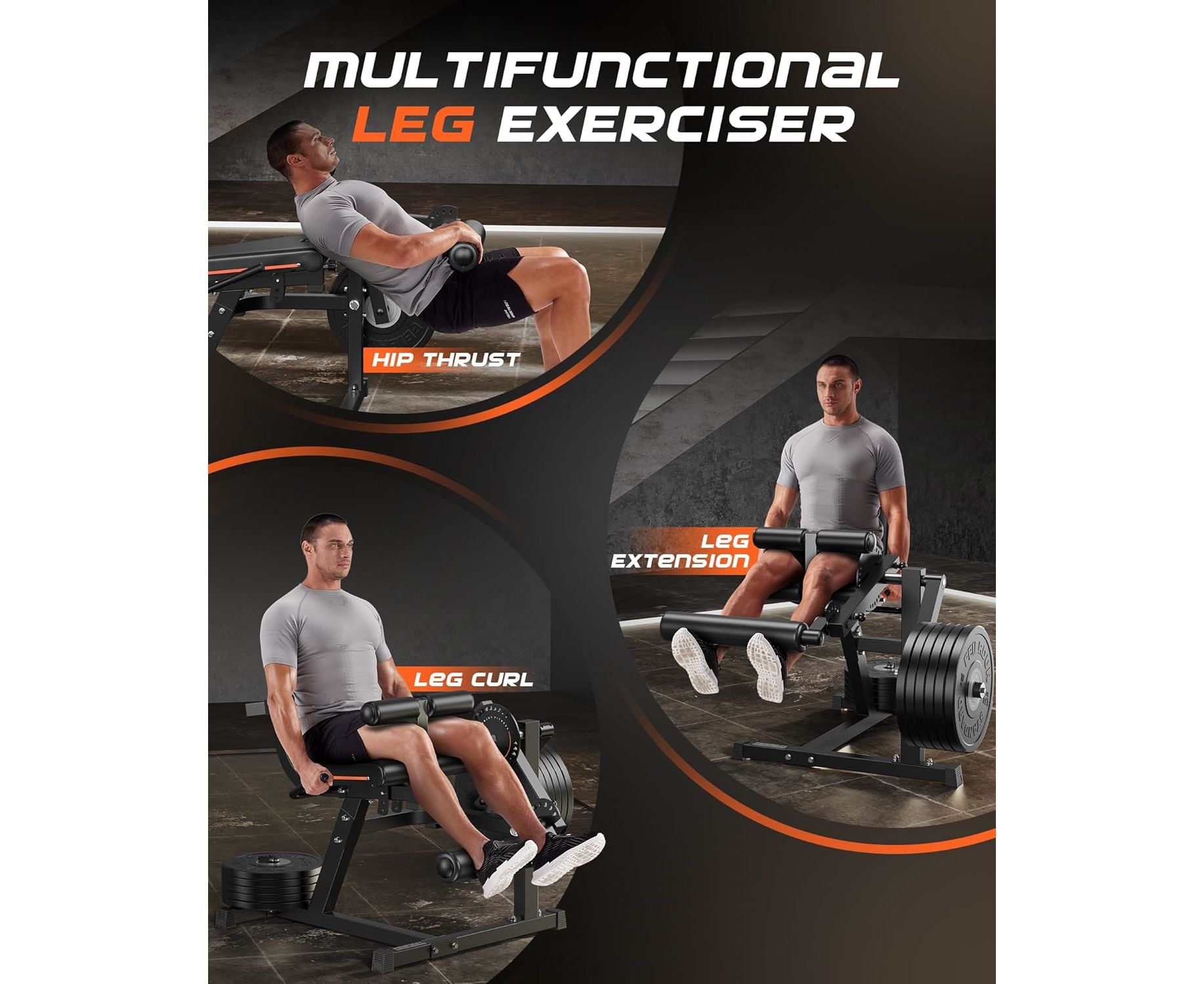 Тренажер для сгибания и разгибания ног DFC D030A | Premium Fitness