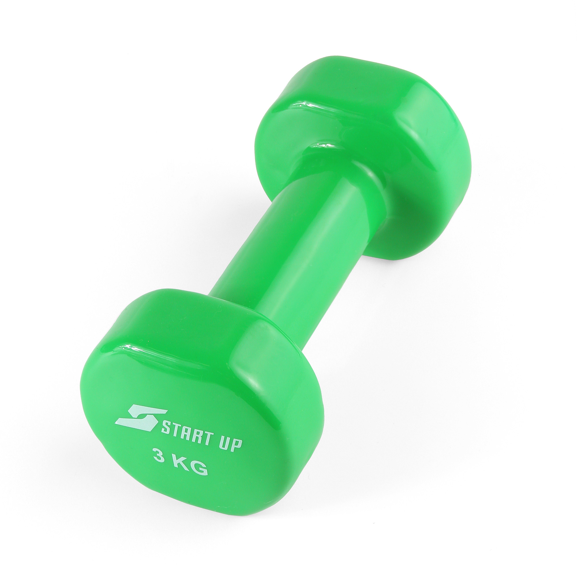 Гантель виниловая 3кг Start Up NT08010 зеленый