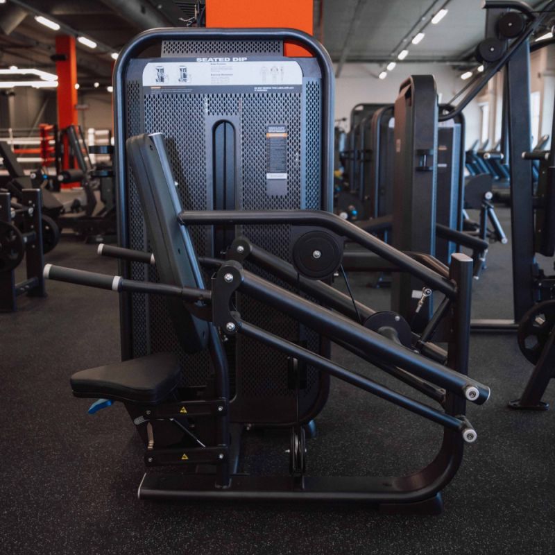 Трицепс-машина DHZ E7026 — имитация отжиманий | Premium Fitness