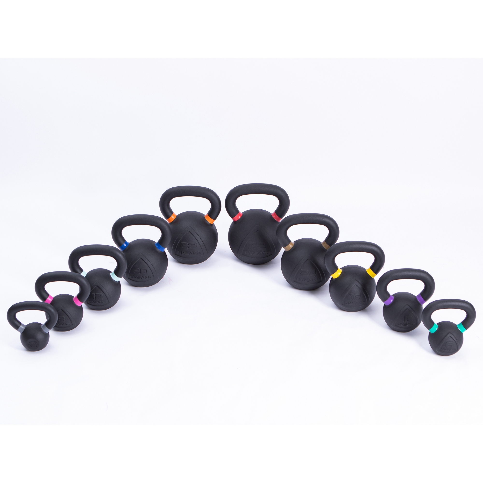Чугунная гиря 8кг Live Pro Kettlebell LP8049-08