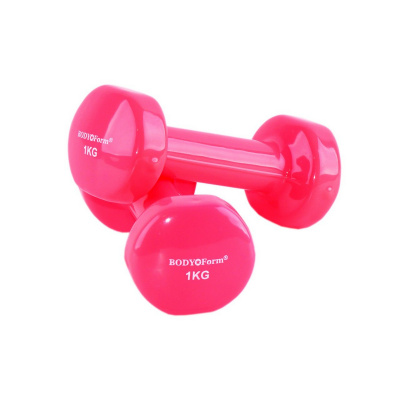 Гантель виниловая 1 кг (2шт) Body Form BF-DV01-X2
