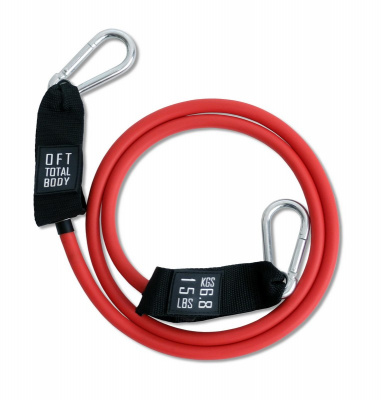 Эспандер Original Fit.Tools из натурального латекса с карабинами, сопротивление 15 lbs FT-ULTX-15