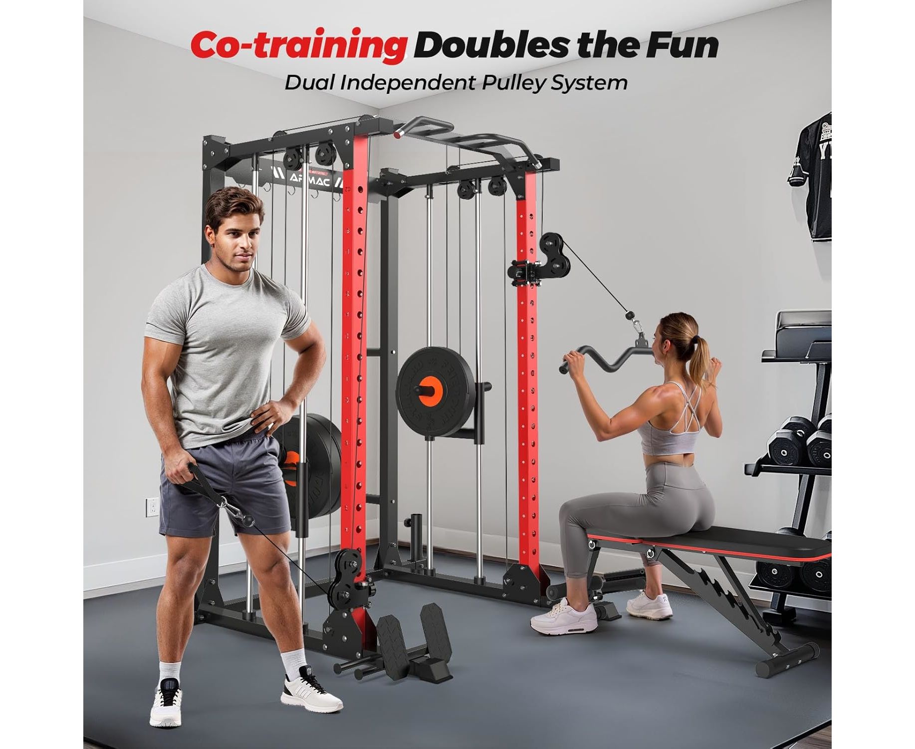 Силовая рама многофункциональная DFC D034 | Premium Fitness