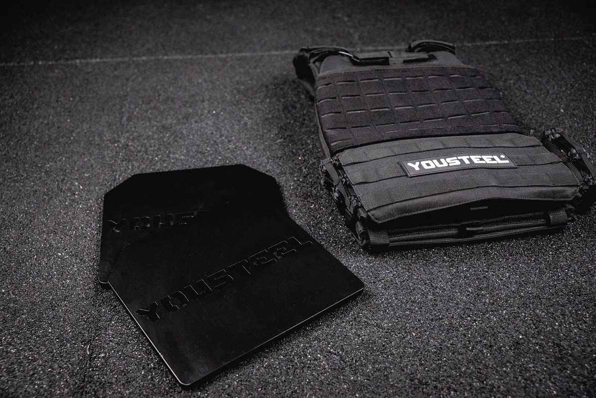 Жилет утяжелитель c плитами, 9 кг YouSteel
