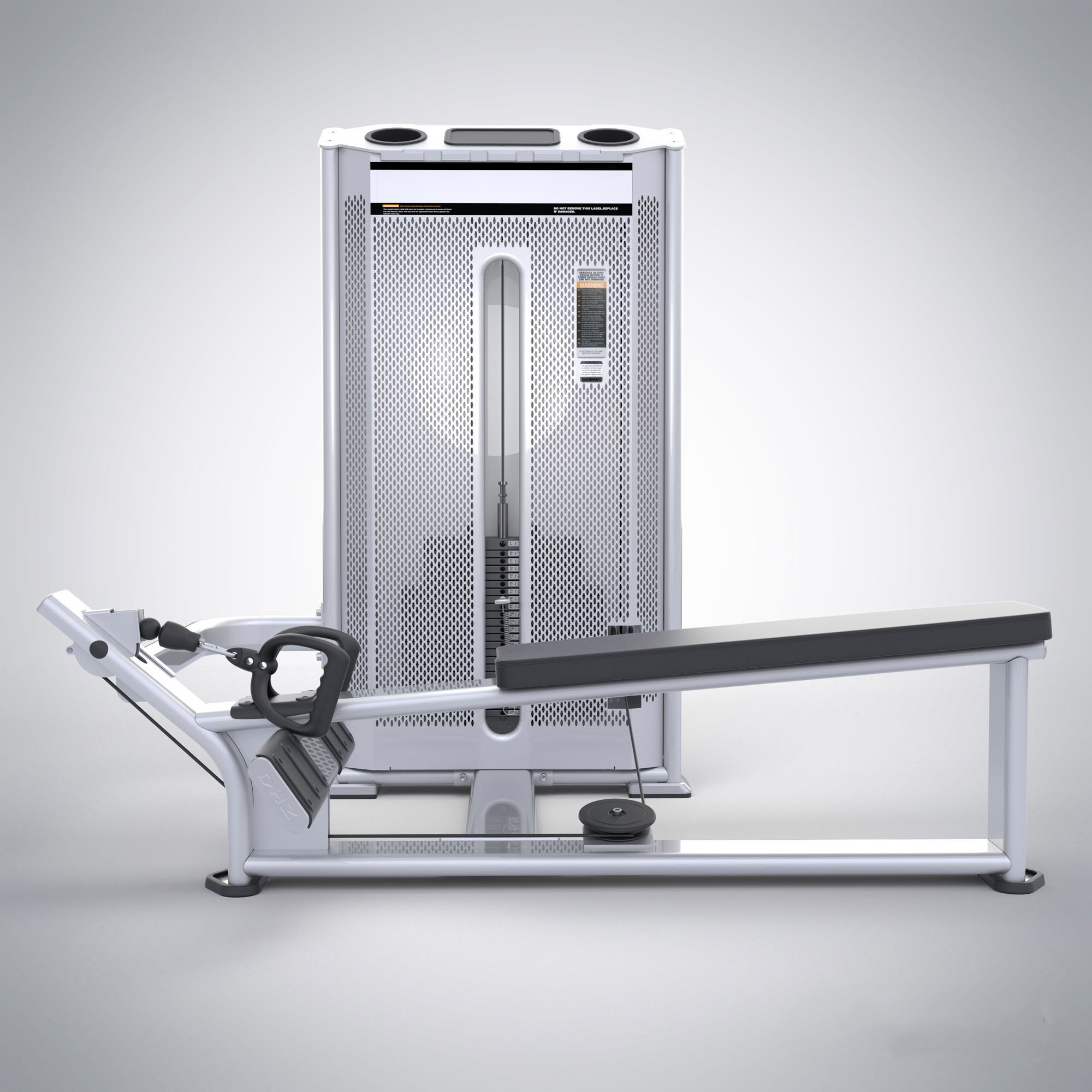 Гребная тяга на горизонтальном блоке DHZ E7033A | Premium Fitness