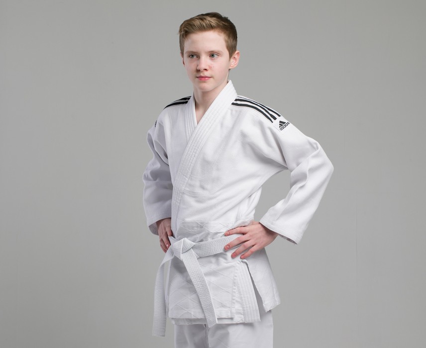 Кимоно для дзюдо подростковое Adidas Training белое J500