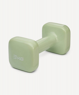 Гантель виниловая 3 кг Star Fit DB-106 оливковый