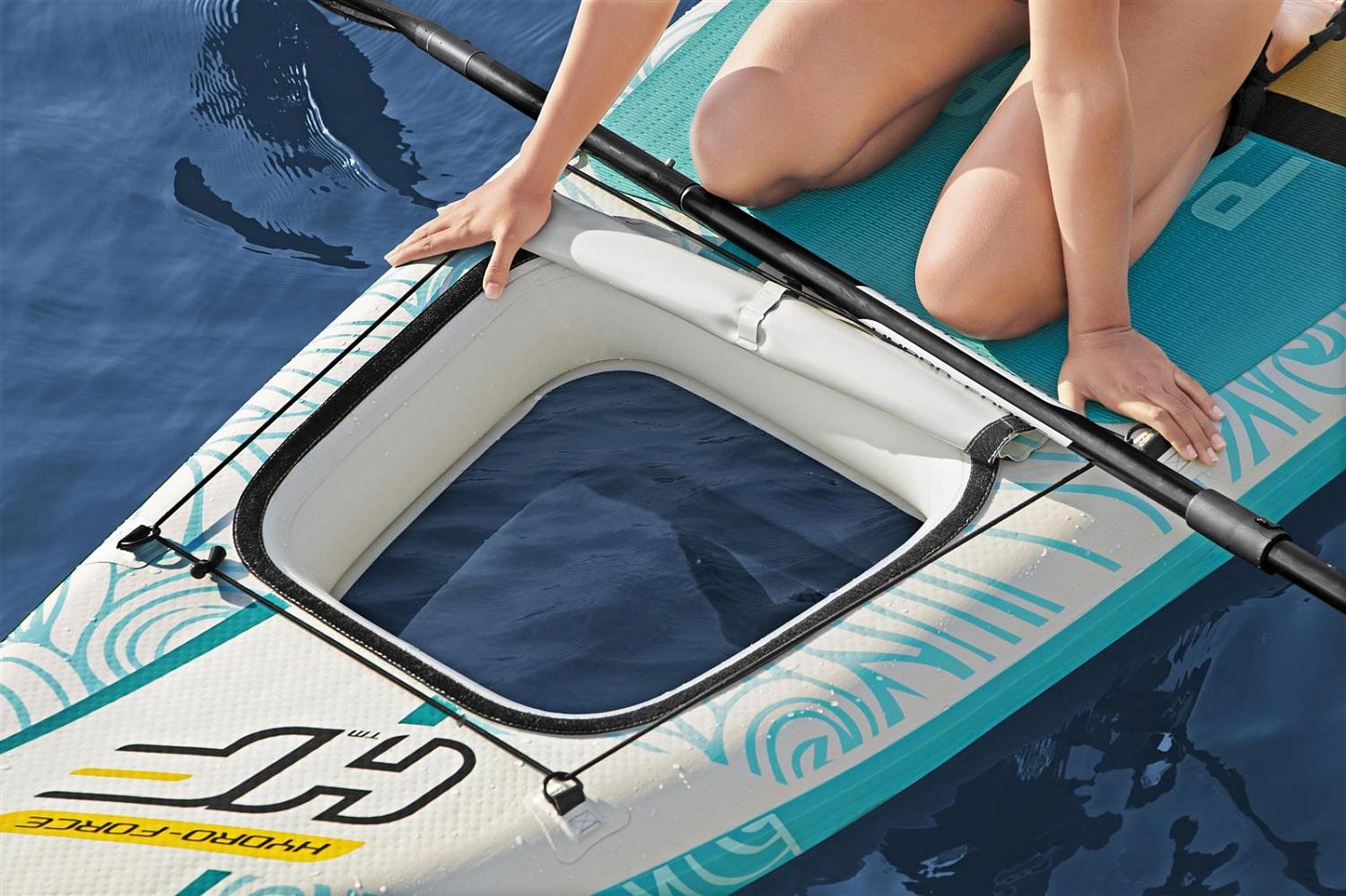 SUP-доска Panorama 340х89х15см, насос, весло, лиш, ремнабор, сумка, до 150кг Bestway 65363