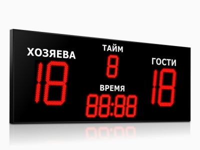 Табло для футбола Импульс 750-D50x4-D27x5