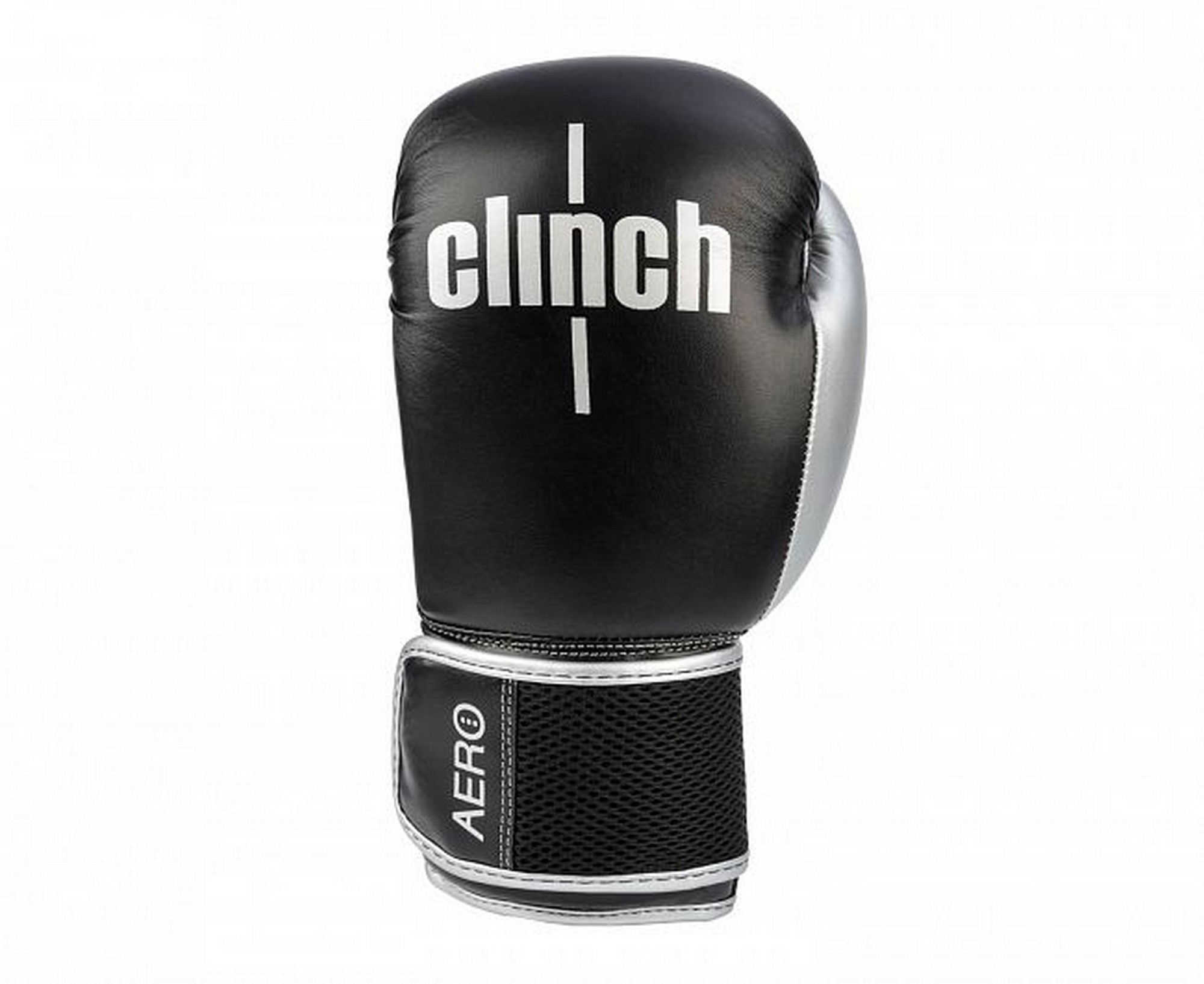 Перчатки боксерские Clinch Aero 2.0 C136 черно-серебристый