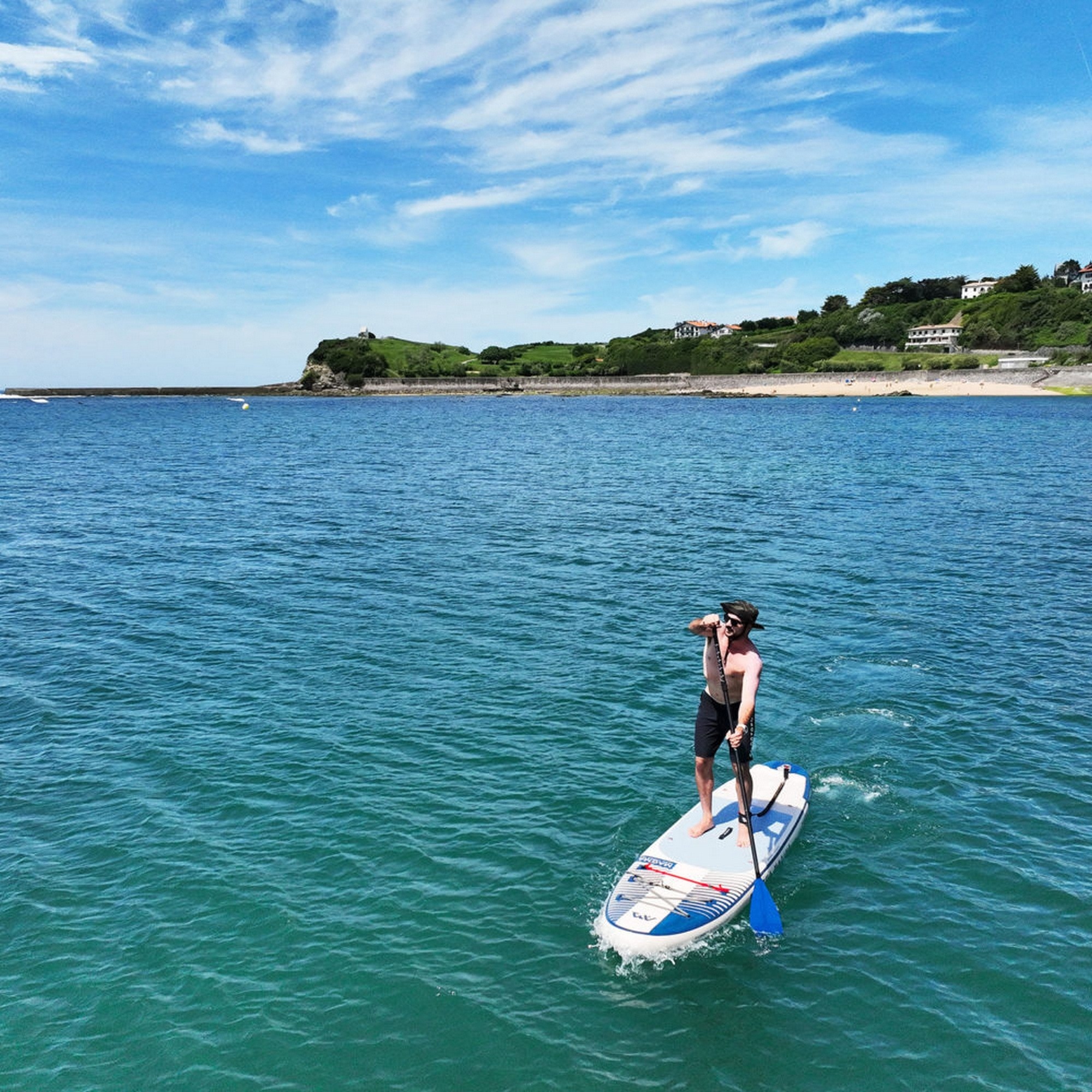 SUP-доска 340х84х15см, насос, весло, лиш, киль, ремнабор, сумка, до 150кг Aqua Marina Magma BT-23MAP
