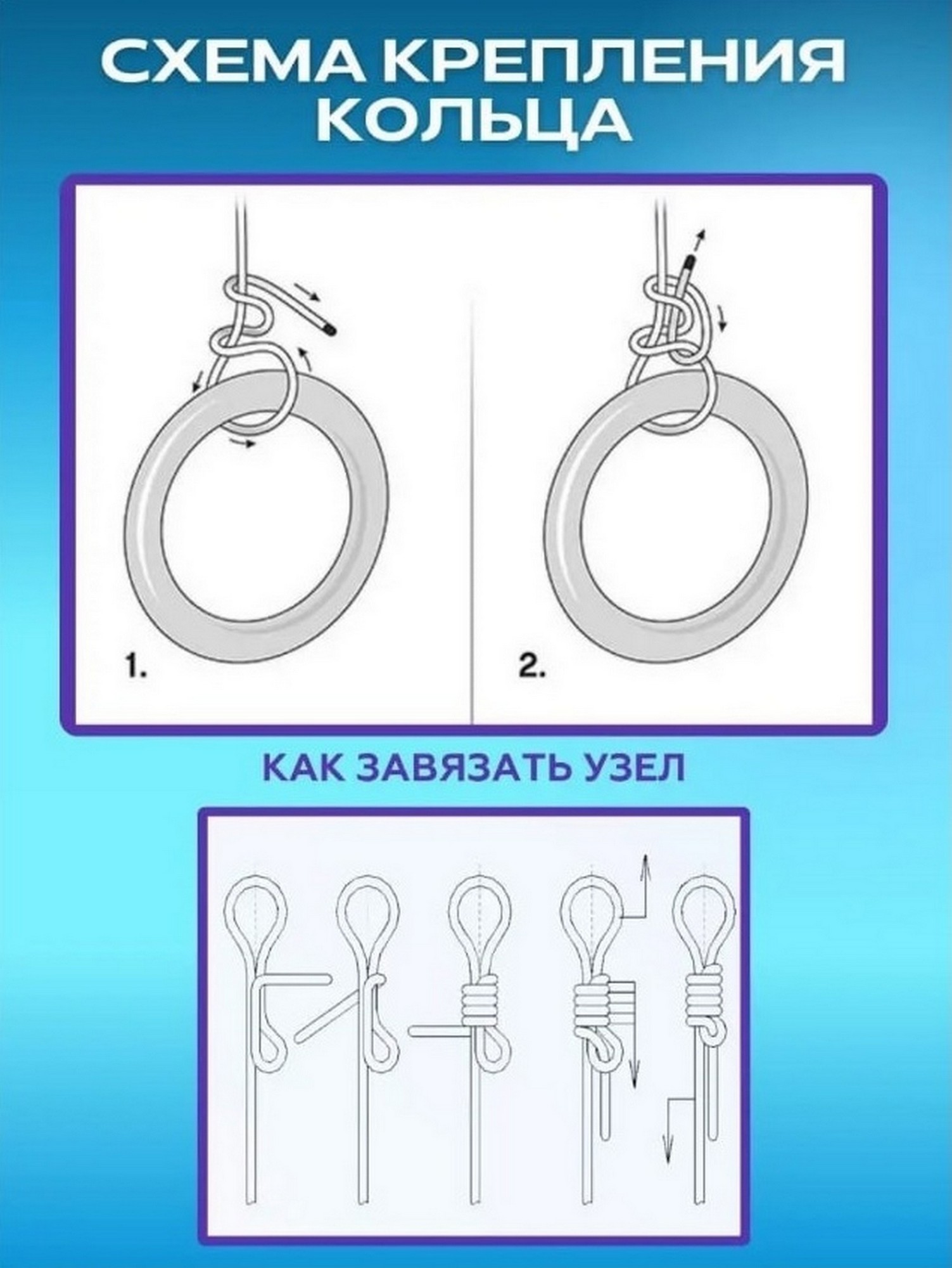 Кольца гимнастические с шнуром Sportex желтый