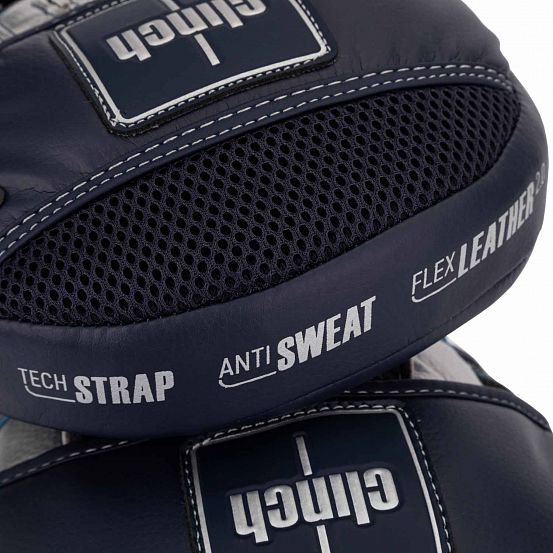 Лапы Clinch Shock Absorb Mitt темносине-серебристые C548