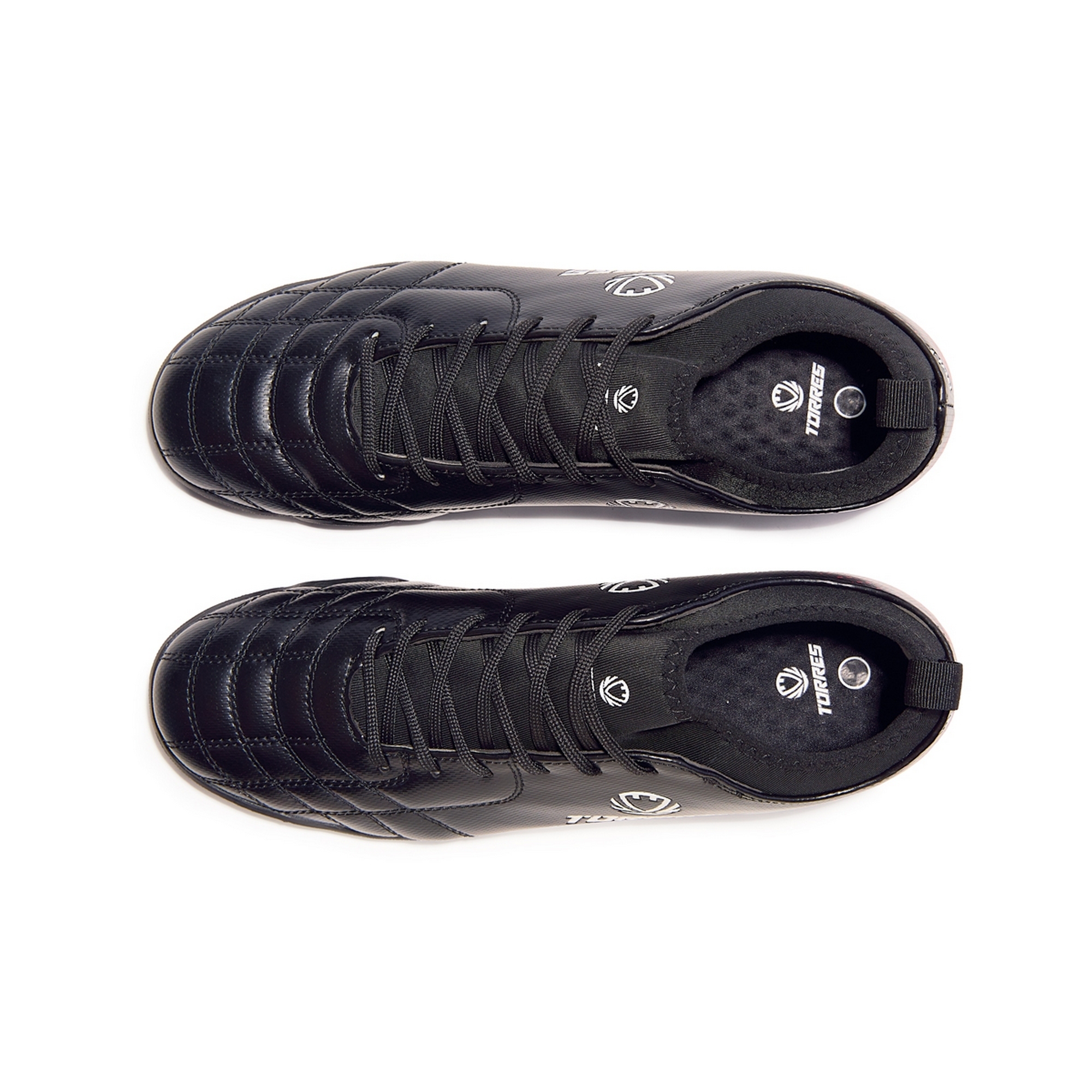 Бутсы футбольные (многошиповки) Torres BOLA TS2342310-124 с носком, чёрный