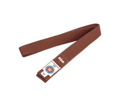 Пояс для дзюдо Clinch Judo Belt FDR C301 коричневый