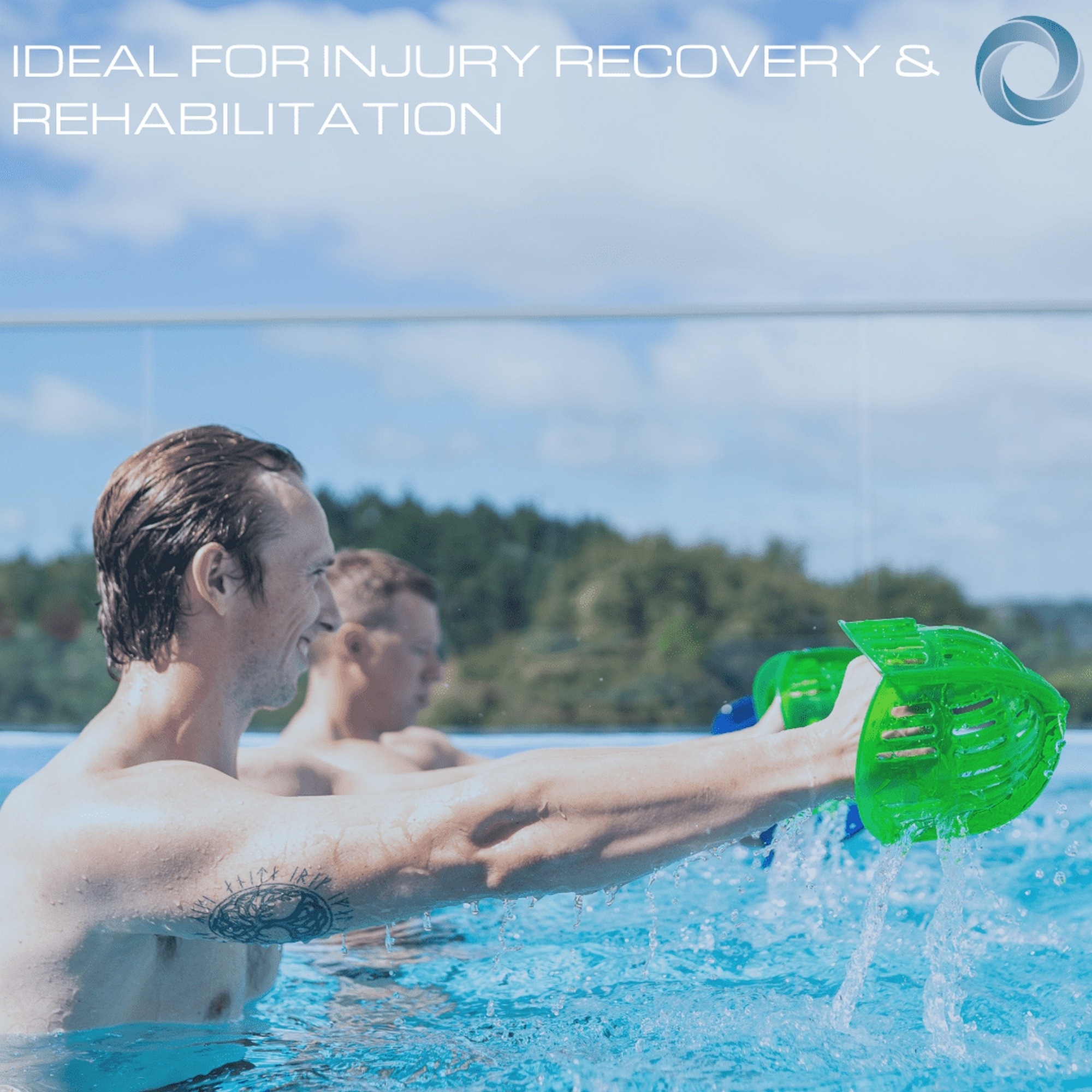 Аквагантели Hydrorevolution Aqualogix Bells HR\HRPCBELL\00-00-00 высокое сопротивление, синий, пара