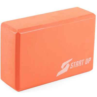 Блок для йоги Start Up ECE065 персиковый (2 шт)