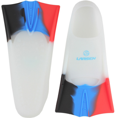 Ласты укороченные силиконовые Larsen 6975 NEW Multycolor Style 2