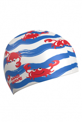 Юниорская силиконовая шапочка Mad Wave Crabs M0574 07 0 00W