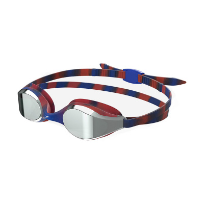 Очки для плавания детские Speedo Hyper Flyer Mirrored Jr 8-7750316411 сине-красный