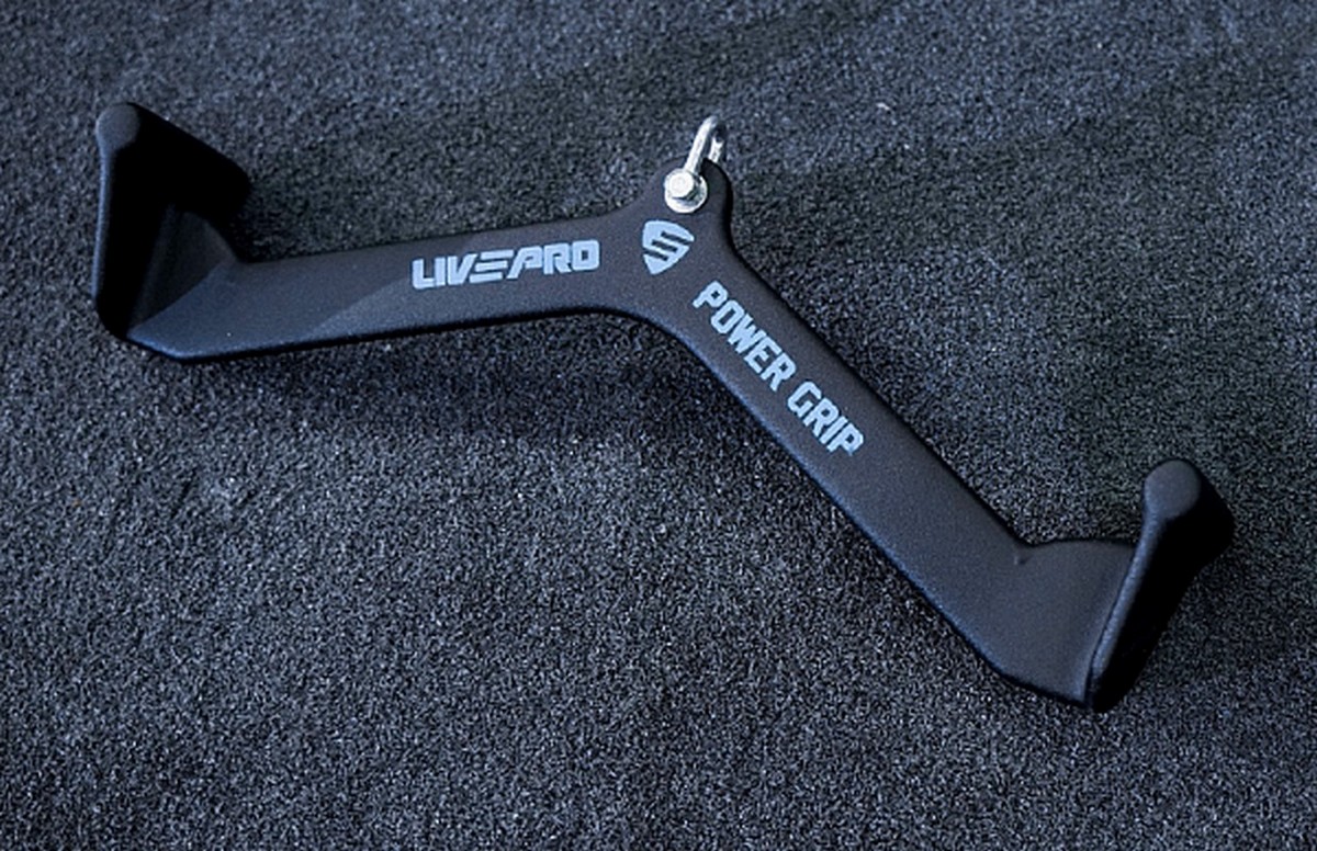 Гриф для тяги разведенным захватом Live Pro Outward Handle LP8327 | Premium Fitness