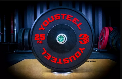 Диск 25кг YouSteel Training PRO черный