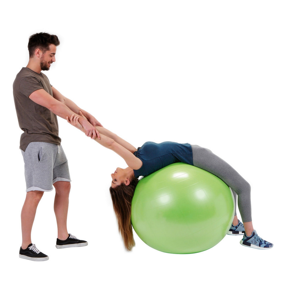 Гимнастический мяч d120 см GYMNIC Physio Gymnic Plus LC\91.98 зеленый