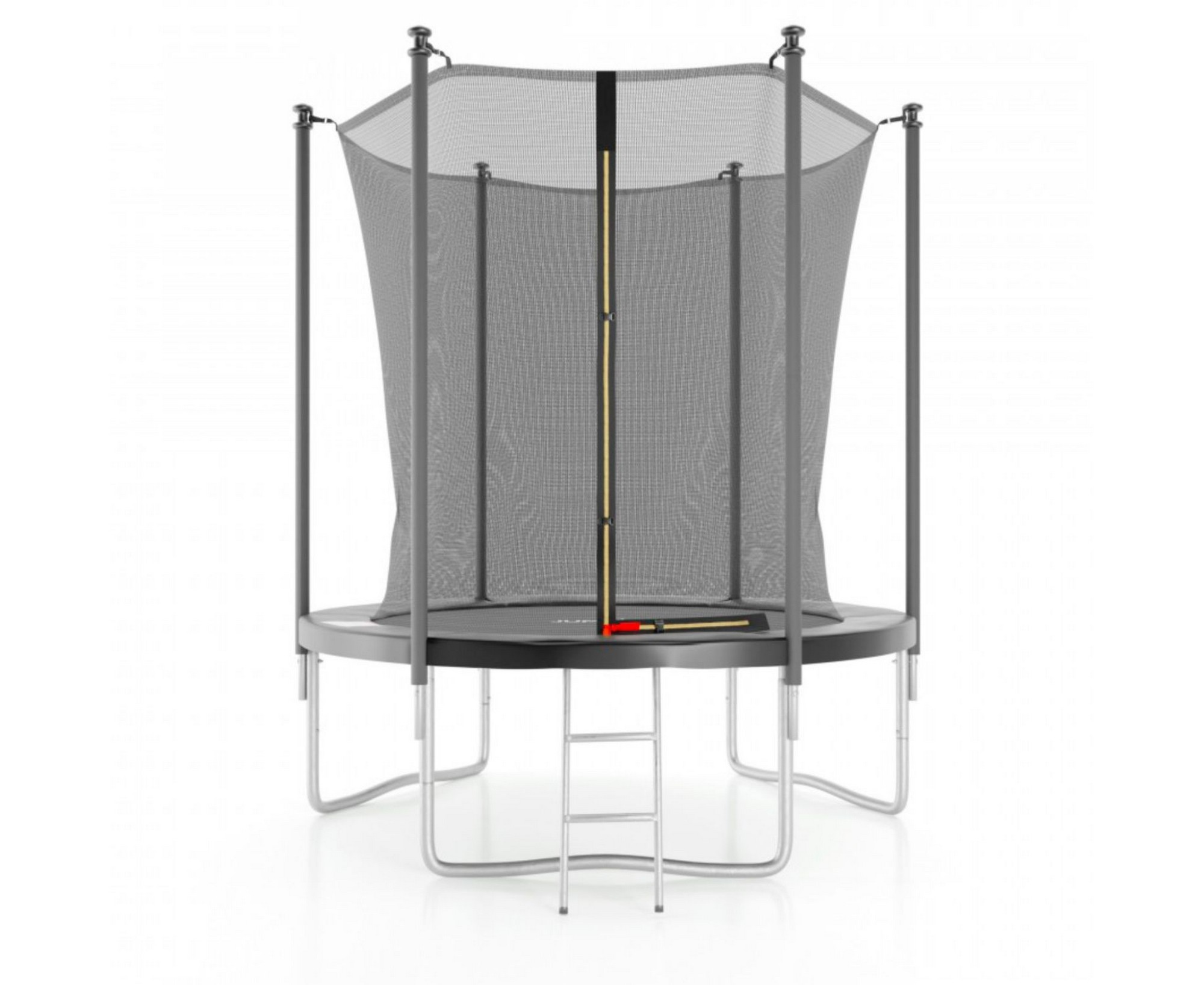 Батут DFC Trampoline Stock JUMP4FUN, с внутренней защитной сеткой TRA22FUJ4F-602 серый