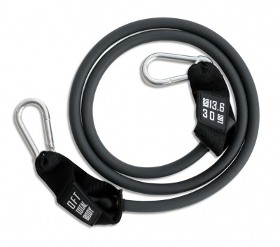 Эспандер Original Fit.Tools из натурального латекса с карабинами, сопротивление 30 lbs FT-ULTX-30