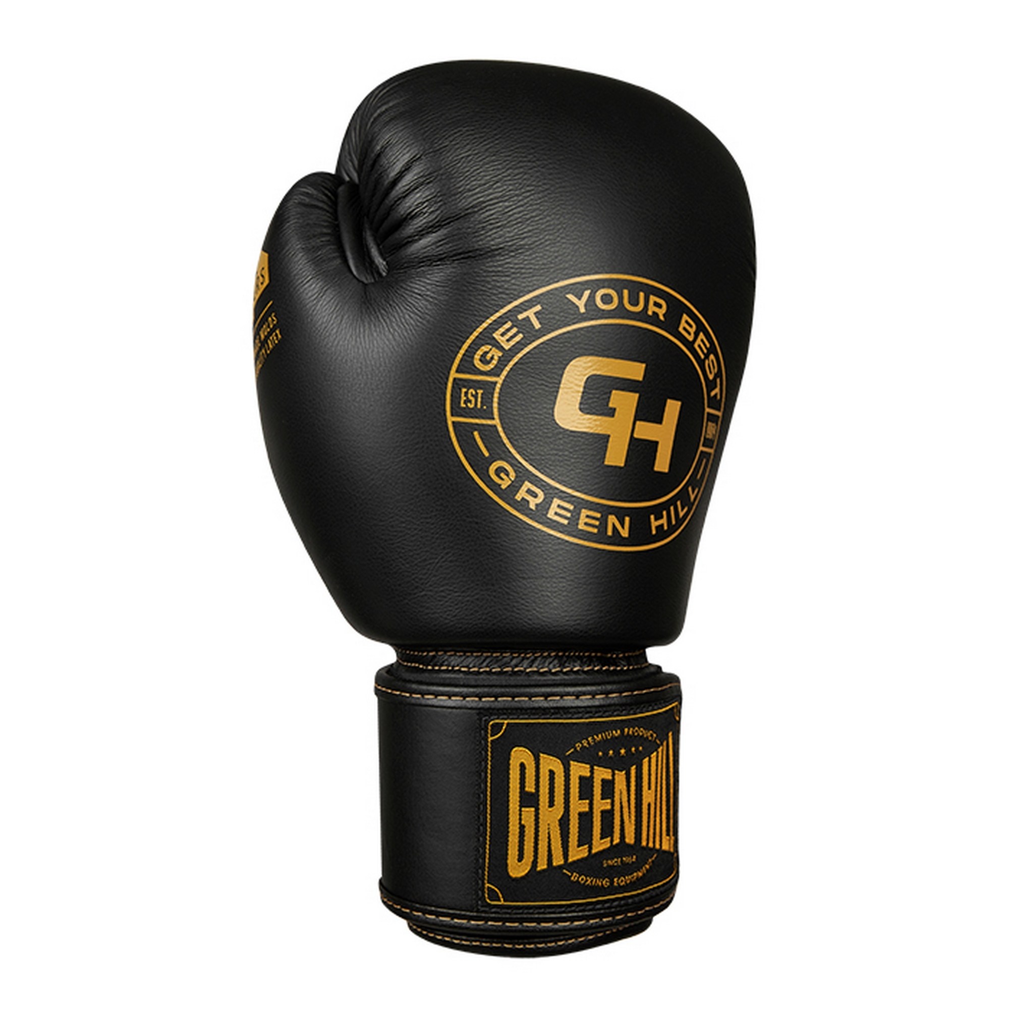 Боксерские перчатки Green Hill THUNDER THBGSP-00 чёрный